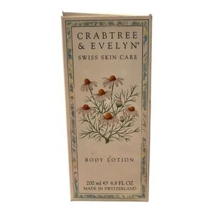 Vintage 1986 Crabtree Evelyn Swiss Skin Care Body Lotion‎ 200 ml 6.8 fl oz RARE